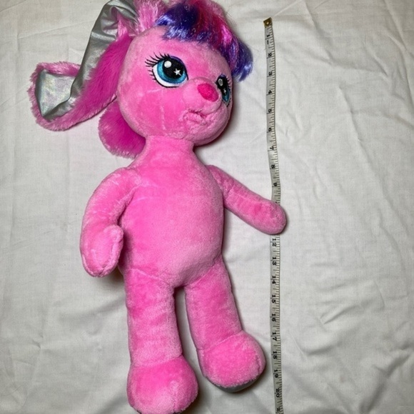 BUILD a bear honey girls Risa pink bunny plush w/turning red pajama set - Picture 3 of 9